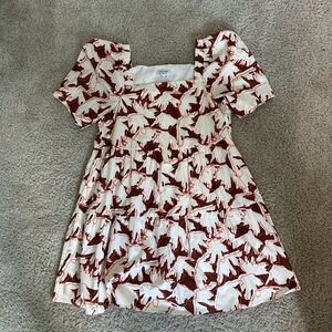 CROSBY by Mollie Burch Red Puff Sleeve Sundress